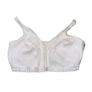 Bestform Front Close Wireless Bra 38D White Floral Embroidered 5006728